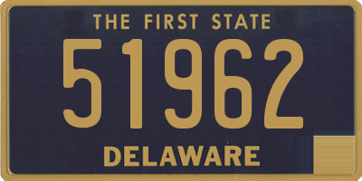 DE license plate 51962