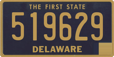 DE license plate 519629