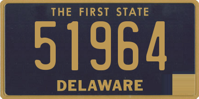 DE license plate 51964