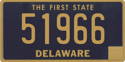 DE license plate 51966