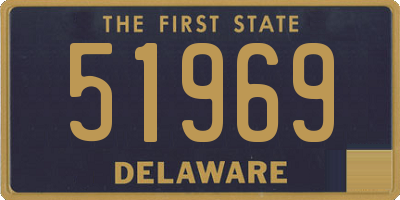 DE license plate 51969