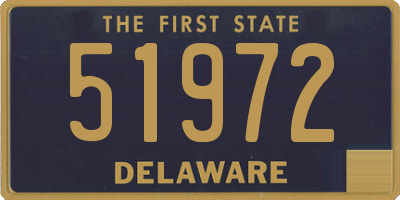 DE license plate 51972