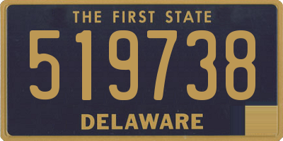 DE license plate 519738