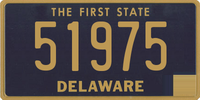 DE license plate 51975