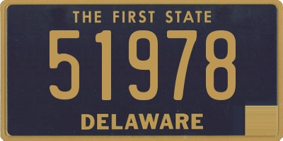 DE license plate 51978