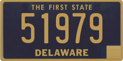 DE license plate 51979