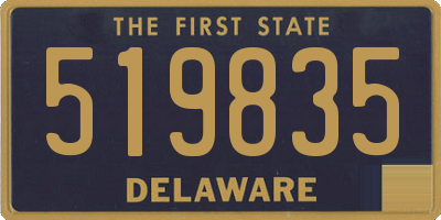 DE license plate 519835