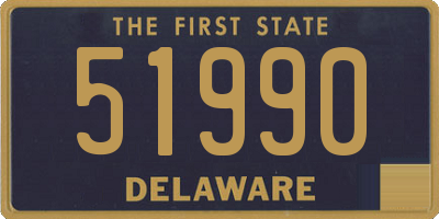 DE license plate 51990