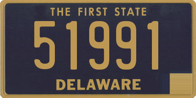 DE license plate 51991