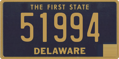 DE license plate 51994