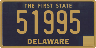 DE license plate 51995