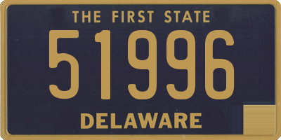 DE license plate 51996