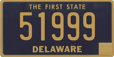 DE license plate 51999