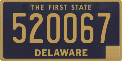 DE license plate 520067