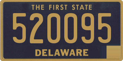 DE license plate 520095