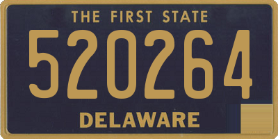 DE license plate 520264