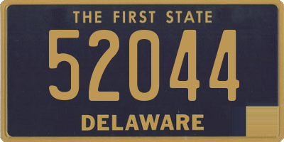 DE license plate 52044