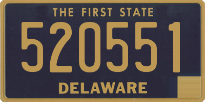 DE license plate 520551