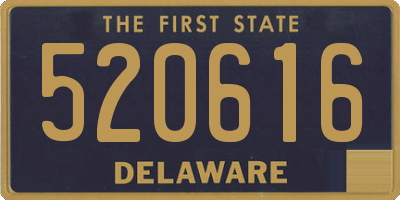 DE license plate 520616
