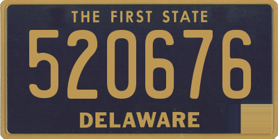 DE license plate 520676