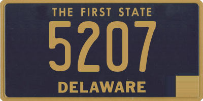 DE license plate 5207