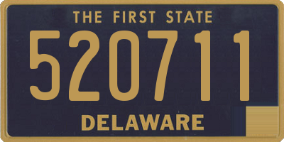 DE license plate 520711