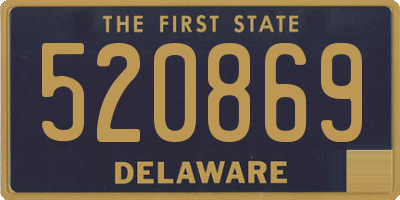 DE license plate 520869