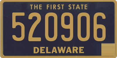 DE license plate 520906