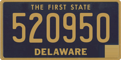 DE license plate 520950