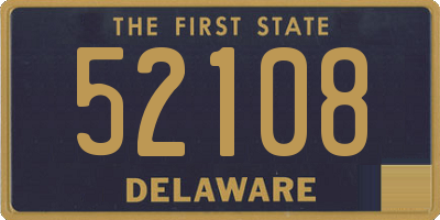 DE license plate 52108