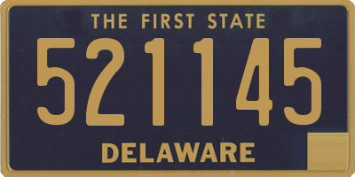 DE license plate 521145