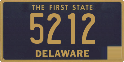 DE license plate 5212