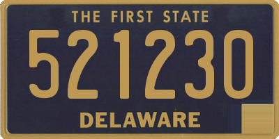 DE license plate 521230