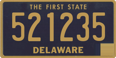 DE license plate 521235
