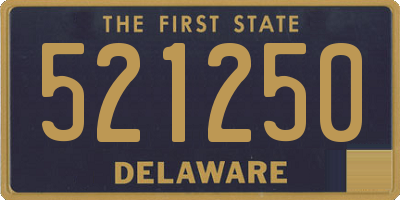 DE license plate 521250