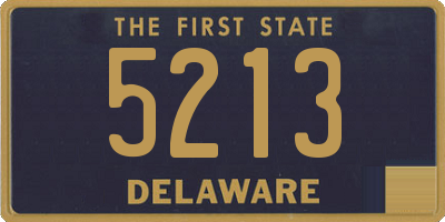 DE license plate 5213