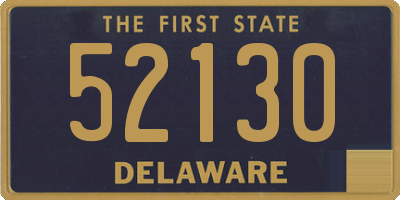 DE license plate 52130