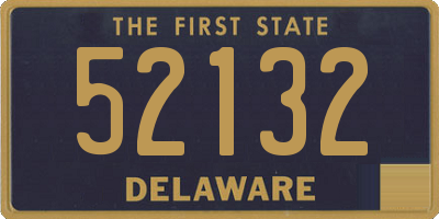 DE license plate 52132