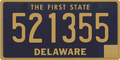 DE license plate 521355