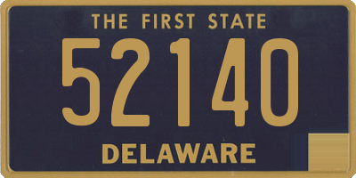 DE license plate 52140