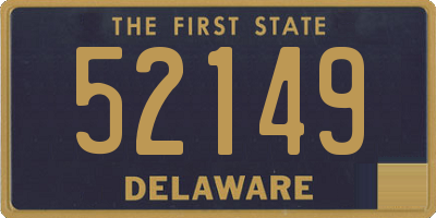 DE license plate 52149