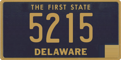 DE license plate 5215