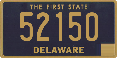 DE license plate 52150