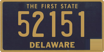 DE license plate 52151