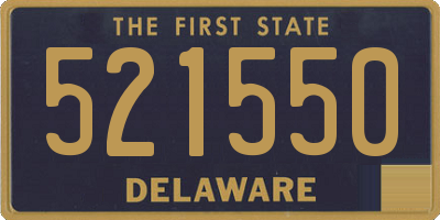 DE license plate 521550