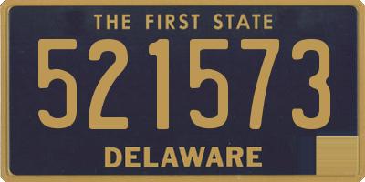 DE license plate 521573