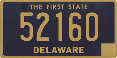 DE license plate 52160