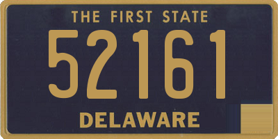 DE license plate 52161