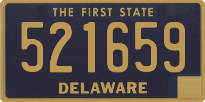 DE license plate 521659