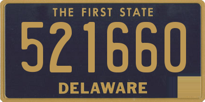 DE license plate 521660